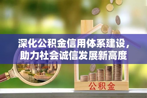 西双版纳深化公积金信用体系建设，助力社会诚信发展新高度