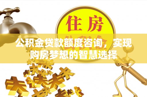 中西公积金贷款额度咨询，实现购房梦想的智慧选择