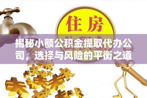源城揭秘小额公积金提取代办公司，选择与风险的平衡之道