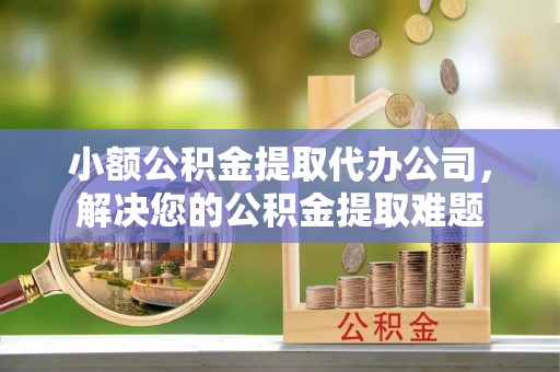 保税港区小额公积金提取代办公司，解决您的公积金提取难题