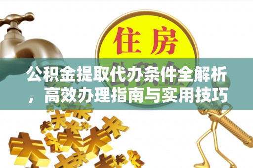马龙公积金提取代办条件全解析，高效办理指南与实用技巧