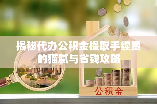 前金揭秘代办公积金提取手续费的猫腻与省钱攻略