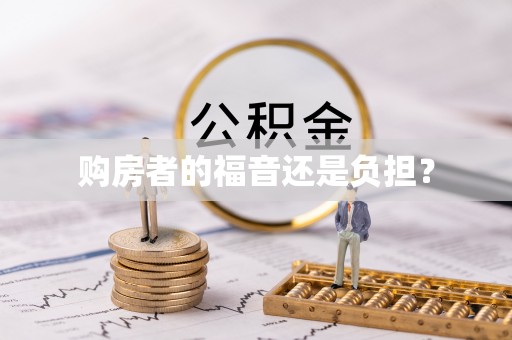 东宝购房者的福音还是负担？