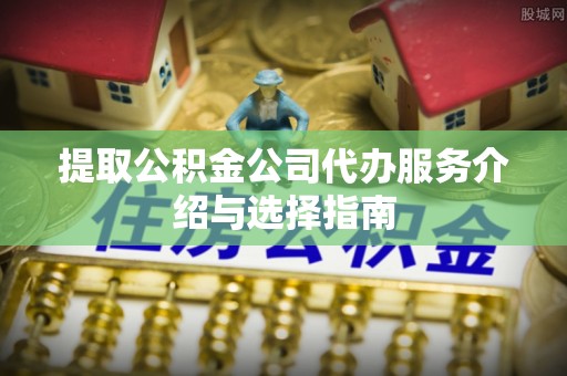 苏澳提取公积金公司代办服务介绍与选择指南
