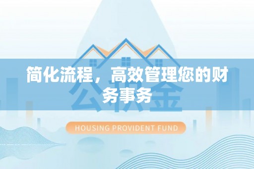 临洮简化流程，高效管理您的财务事务