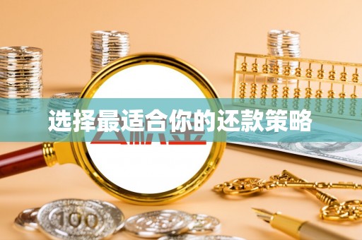珠晖选择最适合你的还款策略